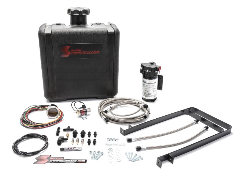 Snow Performance SNO-400-BRD for Cummins Stage 2 Boost Cooler Water Injection Kit (SS Braided Line & 4AN Fittings)
