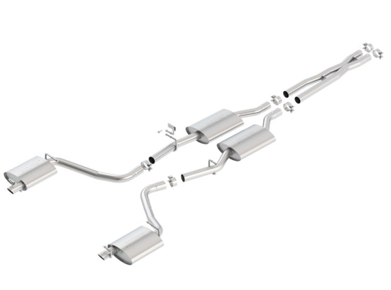 Borla 140685 15-16 Dodge Charger 3.6L V6 S-Type Cat Back Exhaust (Uses Factory Valence) - #140685