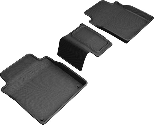 3D MAXpider Kagu Rear Floor Mats for 2019-2020 Audi A8L