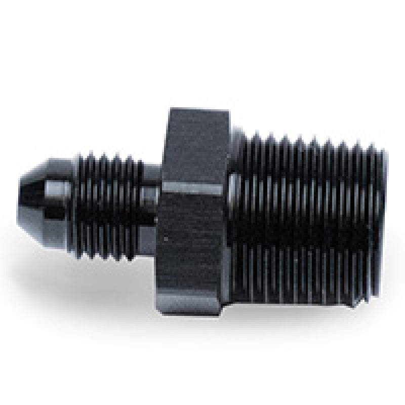 Snow Performance SNO-803-BRD 3/8in NPT to 4AN Straight Water Fitting (Black)