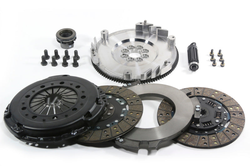 DKM Clutch MS-006-054 MS Twin Disc Clutch Kit with Flywheel for 2001-2006 BMW E46 M3