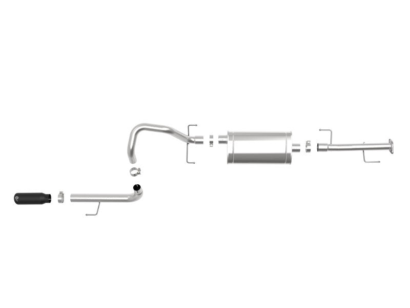 aFe MACHForce XP 2.5in 304-SS Exhaust Cat-Back w/ Black Tip 10-19 Toyota 4Runner V6-4.0L - #49-36040-1B