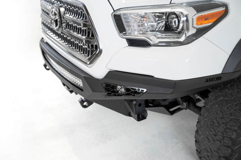 Addictive Desert Designs for 16-19 Toyota Tacoma Stealth Fighter Front Bumper w/ Winch Mount