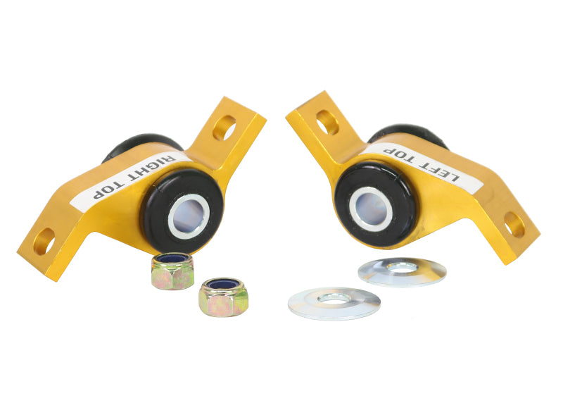 Whiteline KCA319A Front Lower Control Arm Anti-dive Caster Kit for 1990-2004 Subaru Legacy, 1993-2001 Subaru Impreza