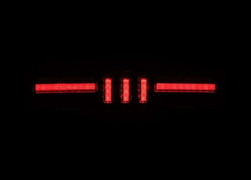 AlphaRex 220050 21-24 Toyota GR86 / 21-24 Subaru BRZ NOVA-Series Prismatic LED Fourth Brake Light Black Smoke