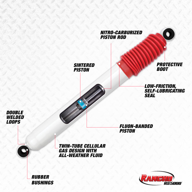 Rancho 2007 Chevrolet Avalanche Front RS5000 Steering Stabilizer - #RS5407