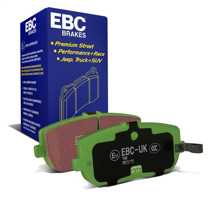 EBC 06-15 Mazda Miata MX5 2.0 Greenstuff Rear Brake Pads DP21775