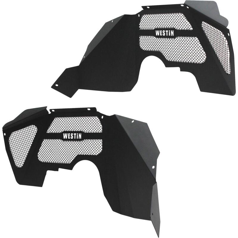 Westin 62-11005 Fenders Front for 2007-2018 Jeep Wrangler JK Inner Textured Black