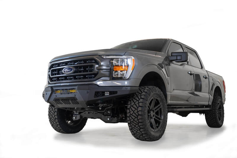 Addictive Desert Designs for 2021 Ford F-150 HoneyBadger Front Bumper w/ Top Hoop