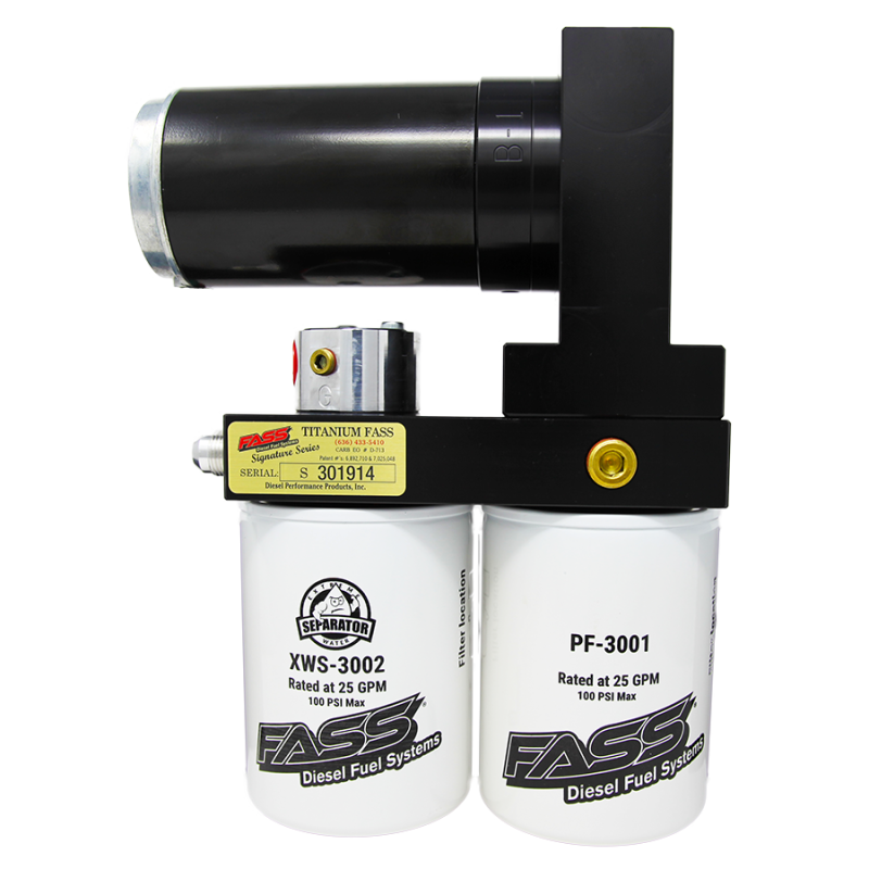 FASS Titanium Signature Series 290GPH Fuel System for GMC/Chevrolet 2001–2010 Duramax 6.6L