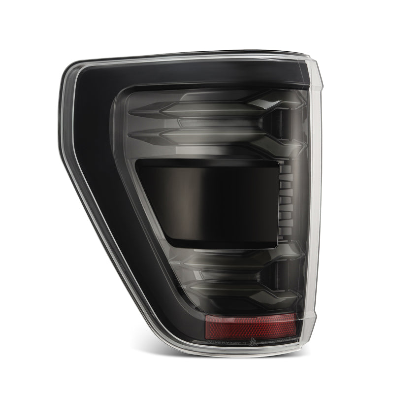 AlphaRex 653060 21-23 Ford F-150 LUXX LED Taillights - Alpha-Black with BLIS