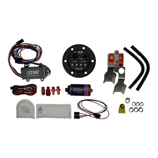 DeatschWerks X2 Pump Hanger w/ 810lph Brushless Fuel pump for 92-00 Honda Civic