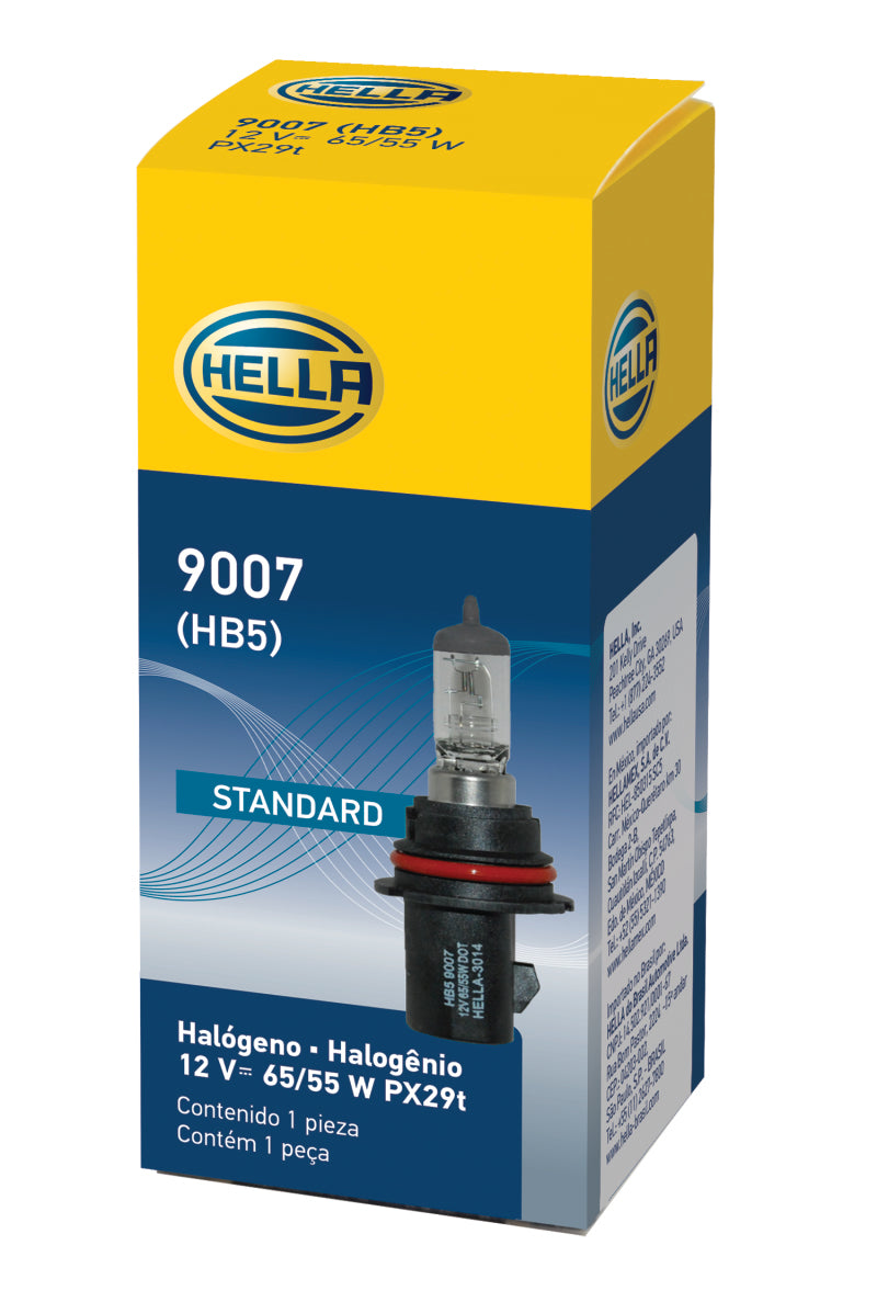 HELLA 9007 HB5 12V 65/55W Halogen Bulb PX29t