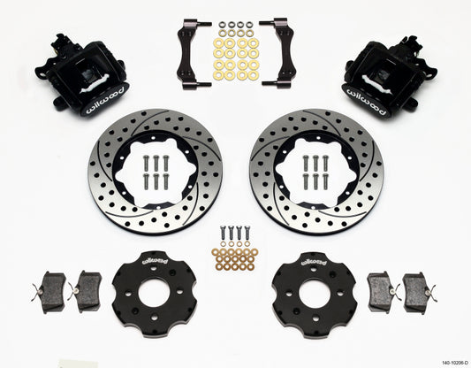 Wilwood Combination Parking Brake Rear Kit 11.00in Drilled Civic / Integra Disc 2.39 Hub Offset - #140-10206-D