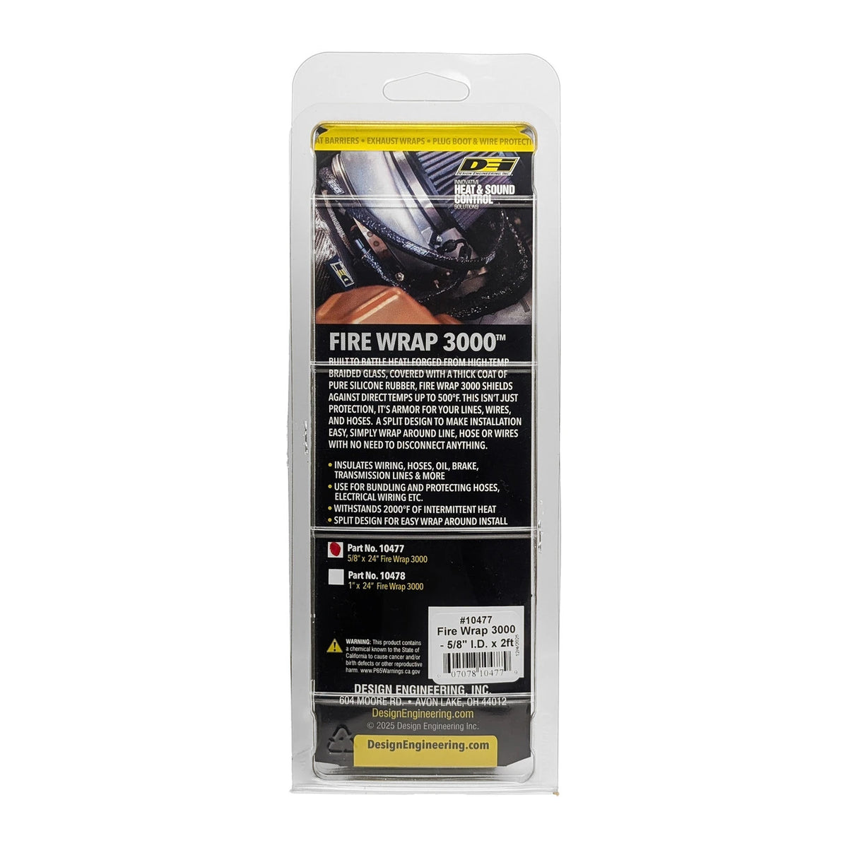 DEI Fire Wrap 3000 5/8in I.D. x 2ft