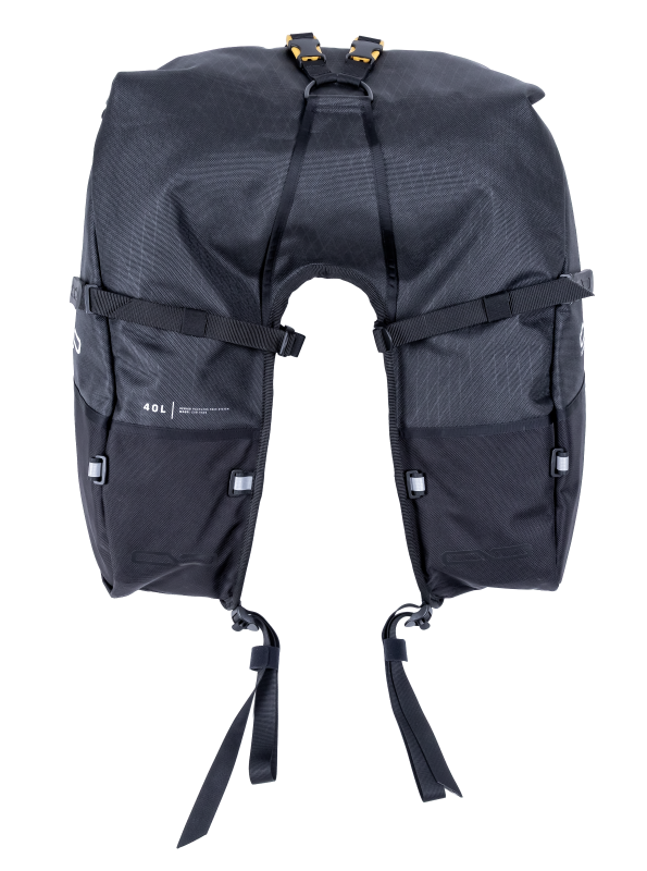 Giant Loop CSB25-B Coyote Saddlebag 39L Black Motorcycle