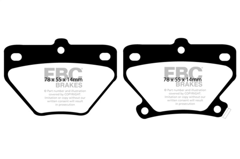 EBC 02-08 Pontiac Vibe 1.8 GT Redstuff Rear Brake Pads DP31326C