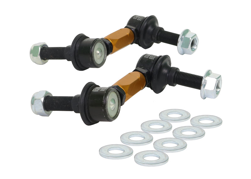 Whiteline KLC110 Front Sway Bar-Link Assembly Heavy Duty Adjustable Steel for 1997-2019 Chevrolet Corvette, 2003-2009 Nissan 350Z, 2003-2007 Infiniti G35
