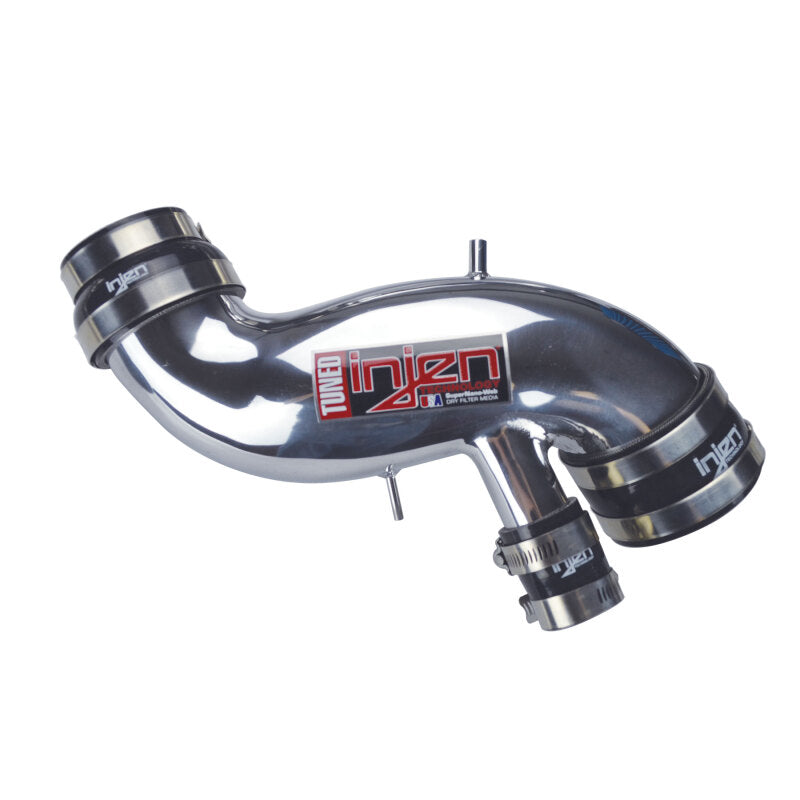Injen 03-06 Evo 8/9/MR Cast Aluminum Intake System w/ Full Intercooler Piping Polished Short Ram Int - #SP1898P