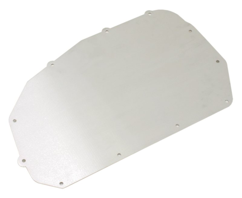BMR 1978-1987 G-Body A/C Delete Panel (Aluminum) - Bare w /BMR Logo
