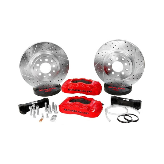 Baer Brakes 06-09 Chevy Trailblazer 2/4WD 14in Pro Rear Brake System - Red