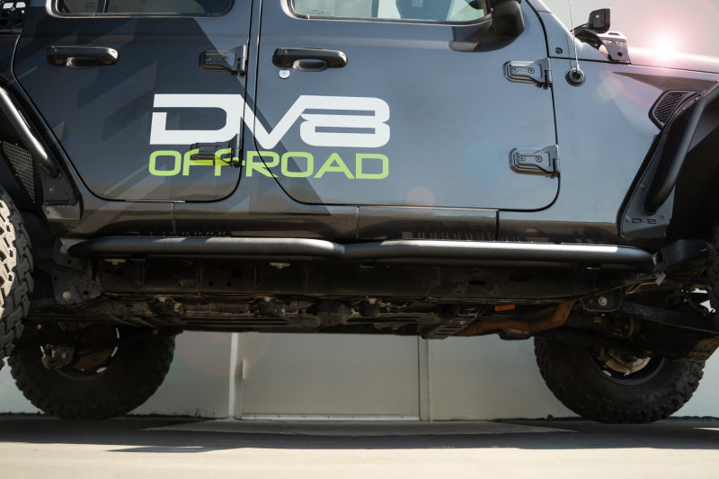 DV8 Offroad 18-23 Jeep Wrangler JL 4 Door Body/Pinch Weld Mounted Step - #SRJL-08