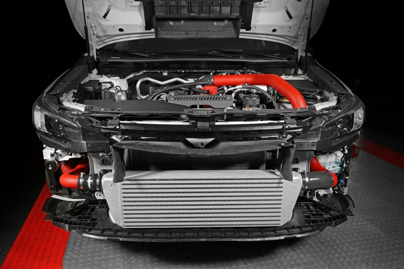 PERRIN 22-26 Subaru WRX Front Mount Intercooler Kit (Red Tubes & Silver Core)