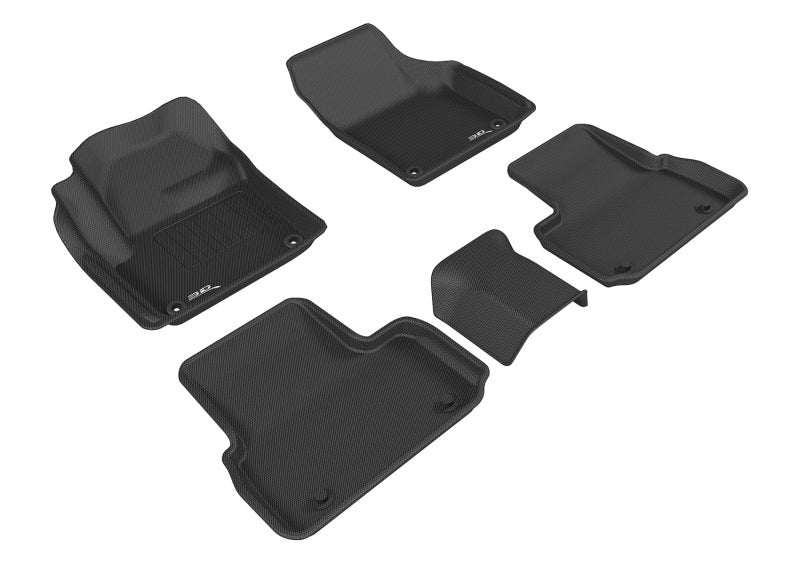 3D MAXpider Kagu Front & Rear Floor Mats for 2015-2019 Land Rover Discovery