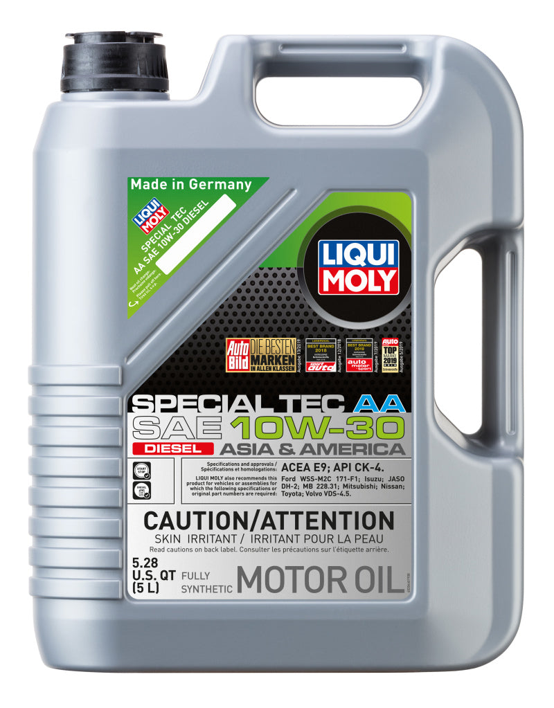 LIQUI MOLY 5L Special Tec AA Motor Oil SAE 10W-30 Diesel (20440) - Pack of 4