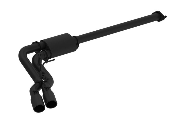 MBRP S5260BLK Armor BLK Cat-Back Exhaust - 3-Inch Dual Pre-Axle Exit | Black Coated Aluminized