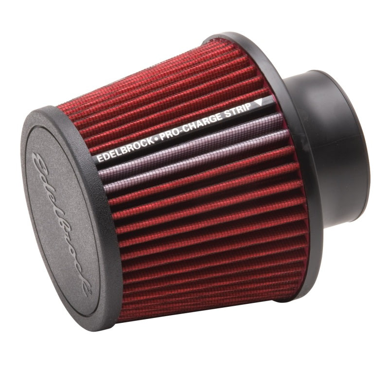 Edelbrock 43651 Air Filter Pro-Flo Series Conical 6.5 in Tall Red/Black
