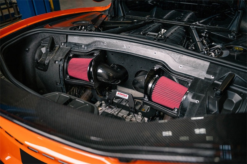 Corsa 23+ Chevy C8 Z06 Carbon Fiber Air Intake w/ DryTech Filter