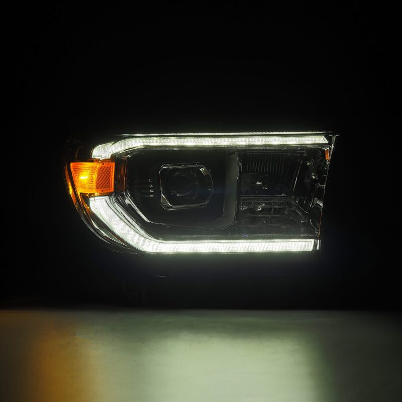 AlphaRex 880824 07-13 Toyota Tundra / 08-17 Sequoia LUXX LED Projector Headlights Chrome w/Activation Light / Sequential Signal + DRL
