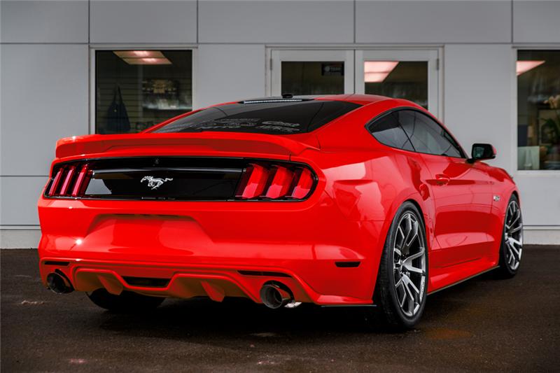 MBRP S7274AL Cat-Back Exhaust System - 2015-2026 Ford Mustang 2.3L EcoBoost (Street) | Aluminized