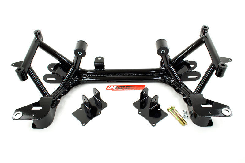 UMI Performance 2322-B K-Member SBC/BBC Motor Mounts Black for 1993-2002 F-Body