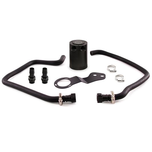 Mishimoto 2016+ Chevrolet Camaro SS Baffled Oil Catch Can Kit - Black - #MMBCC-CAM8-16PBE