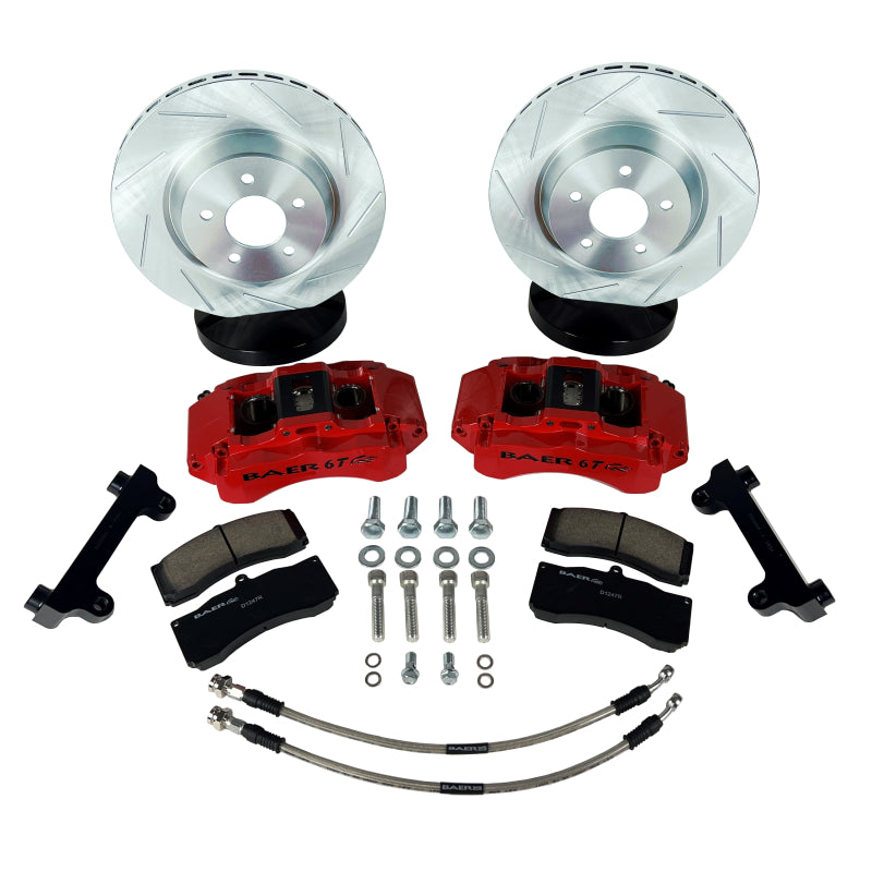 Baer Brakes 20-26 Jeep Gladiator 13.5in 6T Front SZ Brake Kit - Hugger Orange