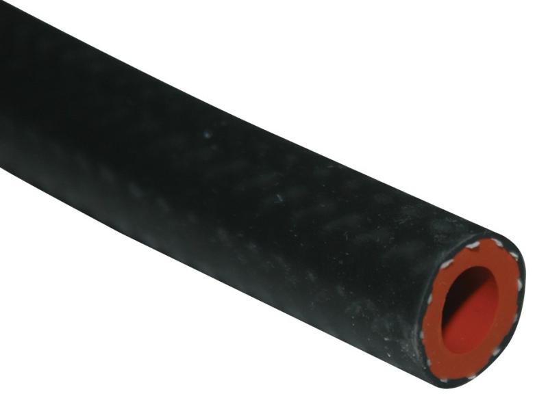 Vibrant 1/4in (6mm) I.D. x 5 ft. Silicon Heater Hose reinforced - Black
