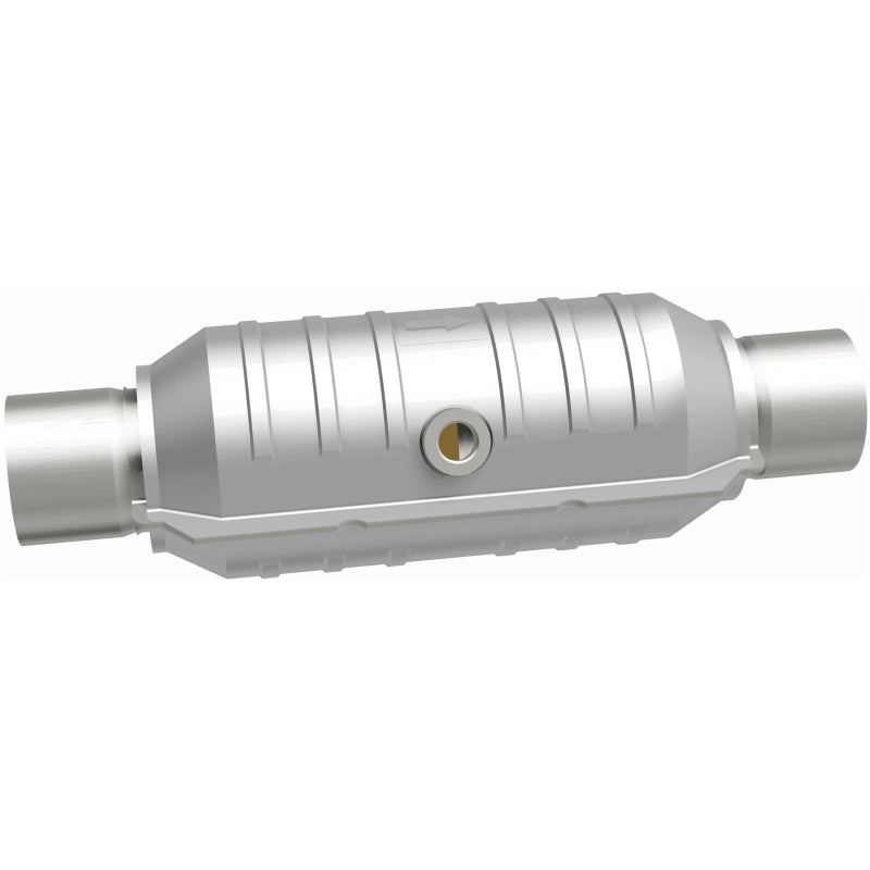 MagnaFlow 51354 Conv Univ 2in Inlet/Outlet Center/Center Round 11in Body L x 5.125in W x 15in Overall L - #51354