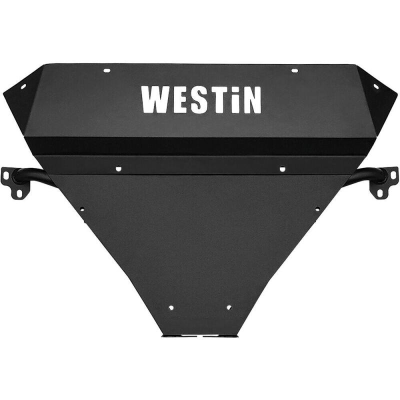 Westin 58-71005 Outlaw Bumper Skid Plate for 2016-2019 Chevrolet Silverado 1500 Textured Black