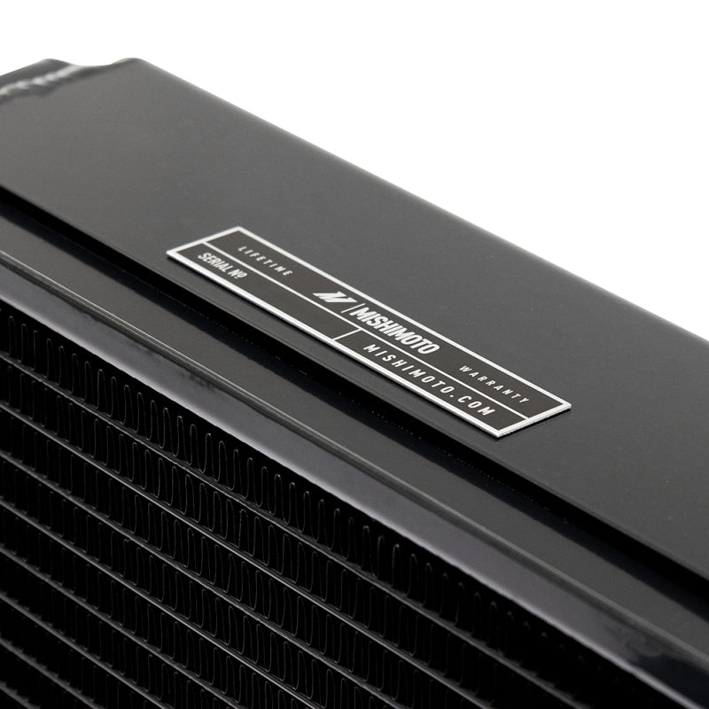 Mishimoto Universal Drag Race Performance Aluminum Radiator - Black - #MMRAD-UNI-DRGBK