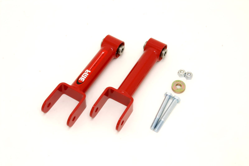 BMR 79-04 Fox Mustang Upper Control Arms Non-Adj. with Spherical Bearings - Red
