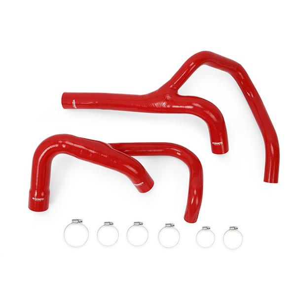 Mishimoto 13-14 Dodge Ram 6.7L Cummins Silicone Radiator Hose Kit Red - #MMHOSE-RAM-13RD