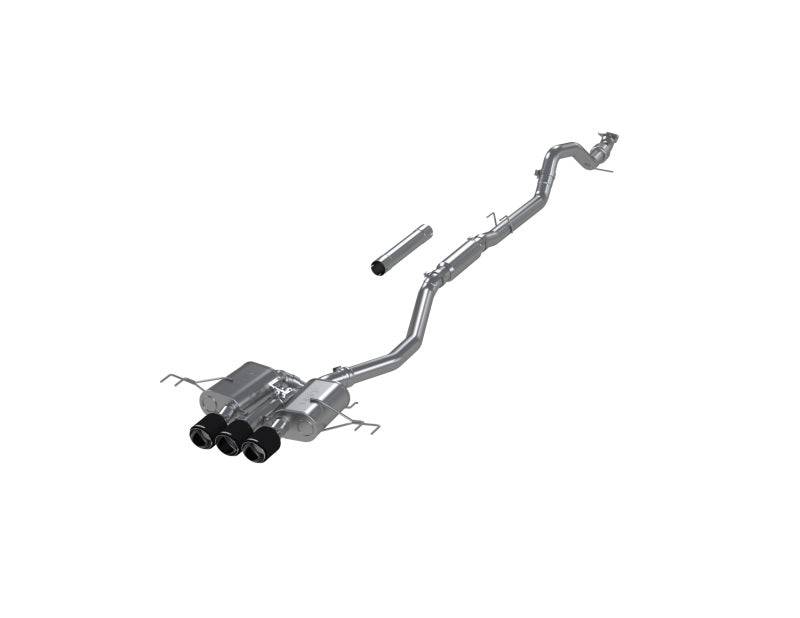 MBRP Civic Type R 3in Cat-Back Exhaust Triple Center Outlet w/ Carbon