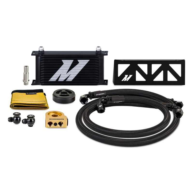 Mishimoto 22+ Subaru BRZ/Toyota GR86 Oil Cooler Kit Thermostatic - Black - #MMOC-BRZ-22TBK
