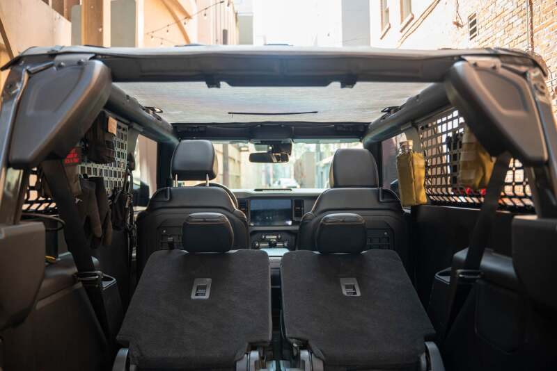 DV8 21-24 Ford Bronco 2-Door Rear Window Pocket Molle Panels - #MPBR-12