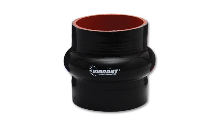 Vibrant 4 Ply Reinforced Silicone Hump Hose Connector - 5in I.D. x 3in long