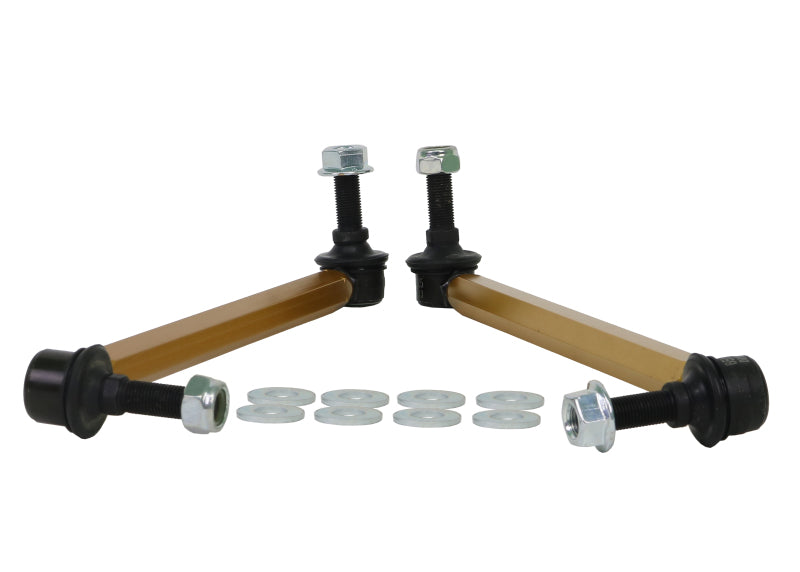 Whiteline KLC180-335 Universal Sway Bar Link Assembly Heavy Duty 330mm-355mm Adjustable Steel Ball for 2008-2019 Mercedes-Benz C300, 2008-2019 Mercedes-Benz C63 AMG, 2003-2012 Land Rover Range Rover and More