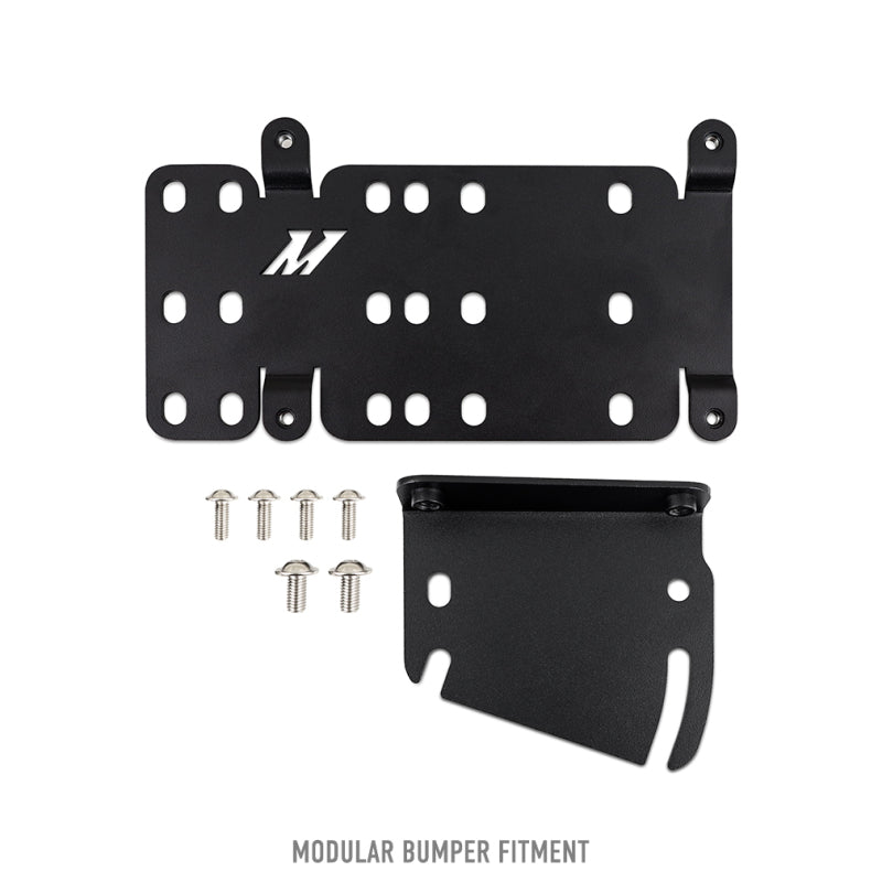 Mishimoto 2021+ Ford Bronco Modular Bumper License Plate Relocation - #MMLP-BR-21M