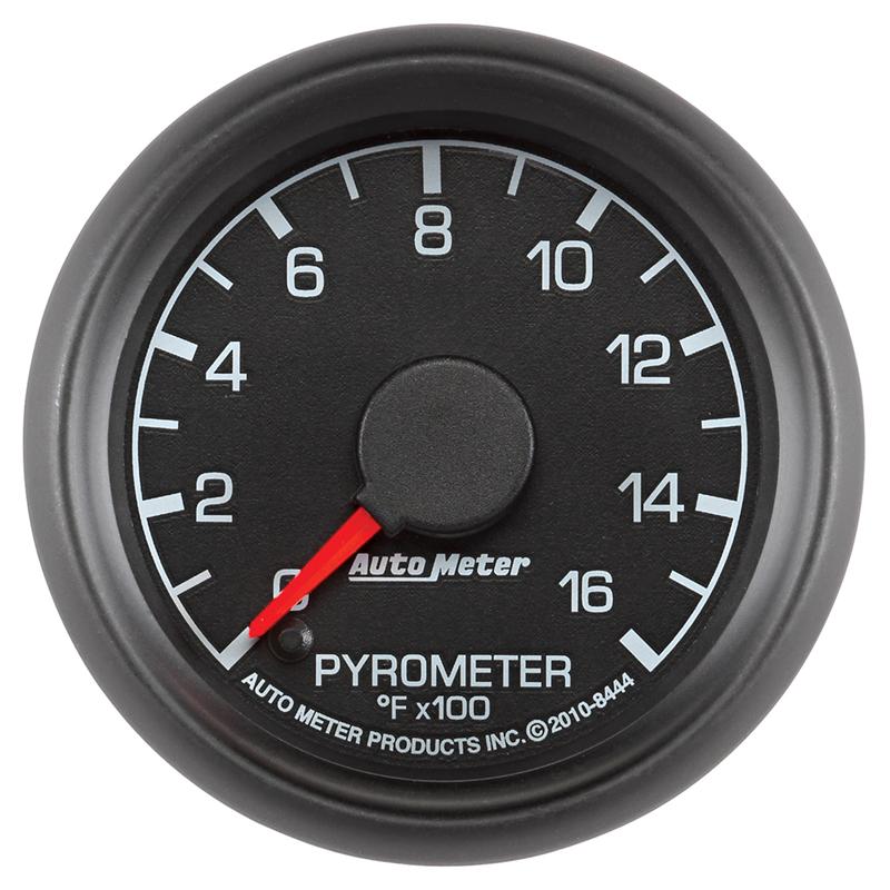 AutoMeter 8444 Factory Match 52mm Full Sweep Electric 0-1600 Degrees F EGT Pyrometer Gauge for Ford